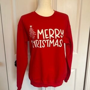 Christmas crewneck sweatshirt. Size S. NWOT